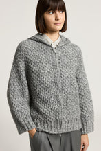 Load image into Gallery viewer, Alpaca yarn hoodie with sequins
