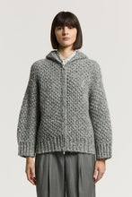 Load image into Gallery viewer, Alpaca yarn hoodie with sequins
