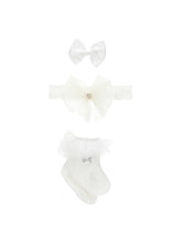 Load image into Gallery viewer, Set of socks with bow band
