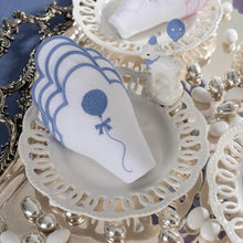 Load image into Gallery viewer, Seferî Storyteller Plate Charm - Joyful Lambs - Blue Balloon - Set of 4
