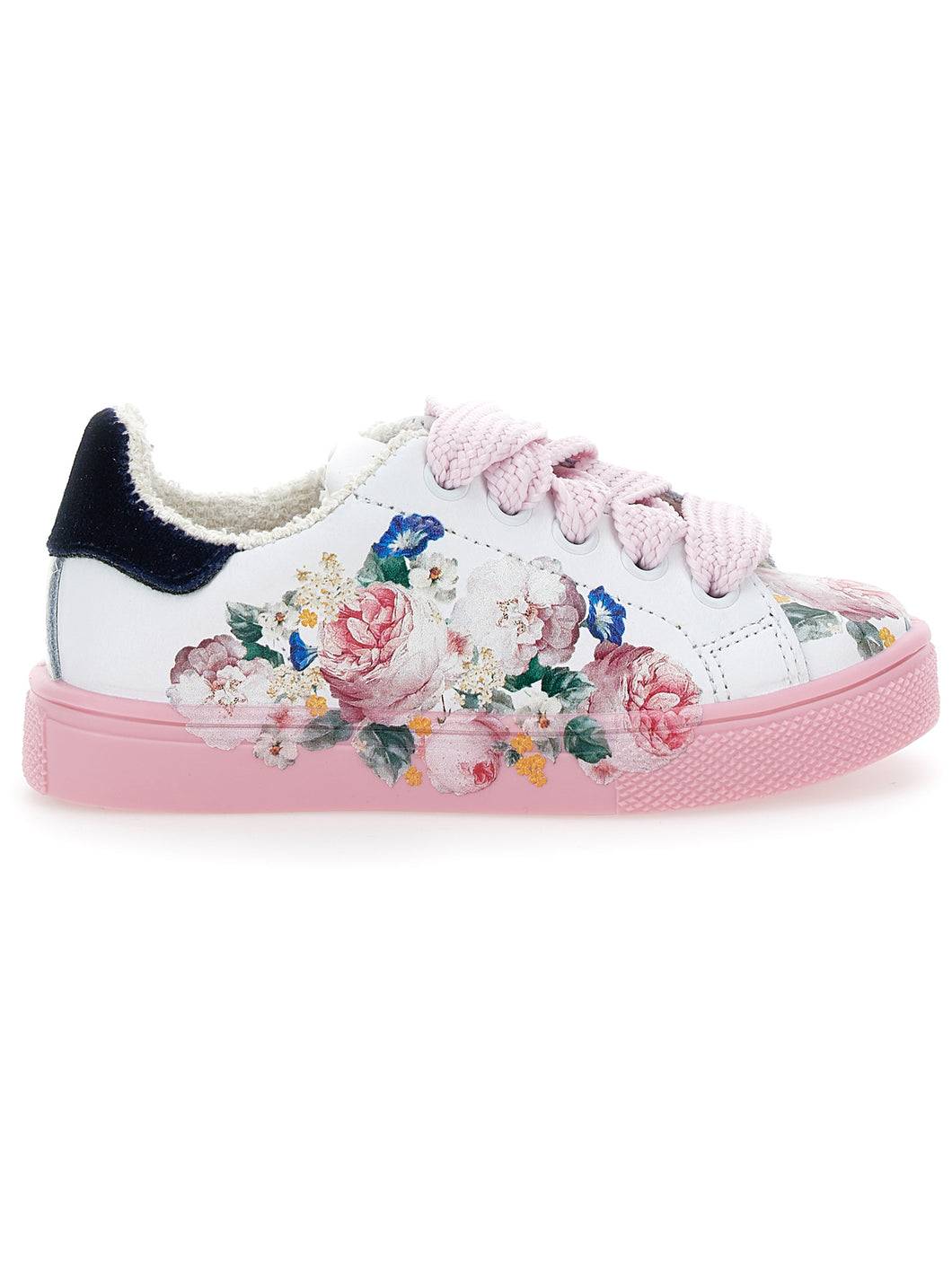 Flower tennis shoes