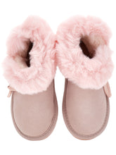 Load image into Gallery viewer, Ankle Boots with Fur Bow
