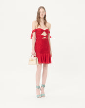Load image into Gallery viewer, Mini Vsling Embroidered Handbag With Jewel Logo
