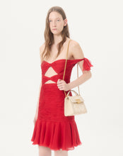 Load image into Gallery viewer, Mini Vsling Embroidered Handbag With Jewel Logo
