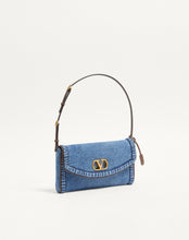 Load image into Gallery viewer, Devain Small Denim Shoulder Bag
