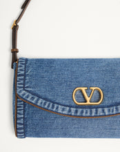Load image into Gallery viewer, Devain Small Denim Shoulder Bag
