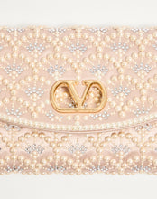 Load image into Gallery viewer, Devain Small Shoulder Bag With Pearls And Rhinestones
