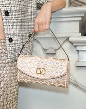 Load image into Gallery viewer, Devain Small Shoulder Bag With Pearls And Rhinestones
