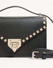 Load image into Gallery viewer, Rockstud Small Shoulder Bag In Grainy Calfskin
