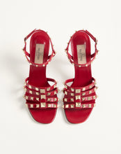 Load image into Gallery viewer, Rockstud Kidskin Sandal 100mm
