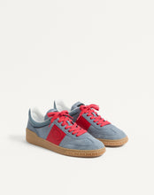 Load image into Gallery viewer, Upvillage Low Top Trainer In Split Leather And Calfskin Nappa Leather
