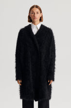 Load image into Gallery viewer, BRUSHED MOHAIR CARDIGAN 3 - BLACK
