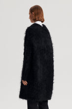 Load image into Gallery viewer, BRUSHED MOHAIR CARDIGAN 3 - BLACK
