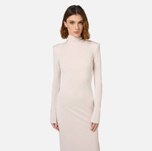 Load image into Gallery viewer, Jersey red carpet dress with side zip
