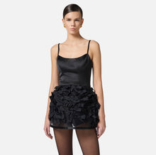 Load image into Gallery viewer, Dress in duchesse satin with satin bows

