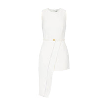 Load image into Gallery viewer, Dress in lightweight crêpe fabric with tuxedo details
