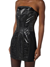 Load image into Gallery viewer, Crocodile print textured dress
