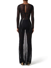 Load image into Gallery viewer, Red Carpet dress in stretch tulle fabric
