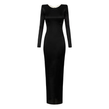 Load image into Gallery viewer, Red Carpet dress in shiny viscose jersey
