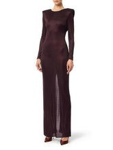 Load image into Gallery viewer, Red Carpet dress in shiny viscose jersey
