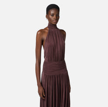 Load image into Gallery viewer, Red Carpet dress in jersey with jewelled bow
