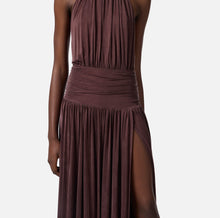 Load image into Gallery viewer, Red Carpet dress in jersey with jewelled bow
