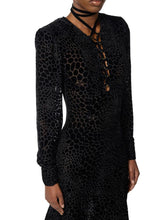 Load image into Gallery viewer, Red Carpet dress in burnout velvet
