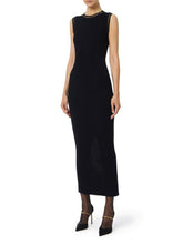 Load image into Gallery viewer, Dress in ribbed knit fabric with jewel logo
