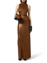 Load image into Gallery viewer, Red Carpet laminated knit dress
