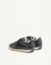 Load image into Gallery viewer, Stud Up Trainer In Leather And Nylon
