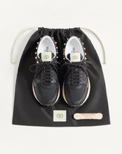 Load image into Gallery viewer, Stud Up Trainer In Leather And Nylon
