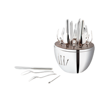 Load image into Gallery viewer, MOOD PARTY Silver-Plated 24-Piece Appetizer Set

