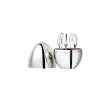 Load image into Gallery viewer, MOOD COFFEE Silver-Plated 6-Piece Espresso Spoon Set
