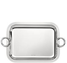 Load image into Gallery viewer, VERTIGO Silver-Plated Tray - 10 x 8 "
