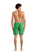 Load image into Gallery viewer, Linen Bermuda Shorts Cargo Pockets

