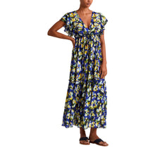 Load image into Gallery viewer, Viscose Long Dress Frangipanier Trouble

