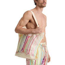 Load image into Gallery viewer, Linen Tote Bag Trees - Vilebrequin x Fabrice Hyber
