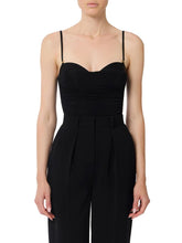 Load image into Gallery viewer, Stretch jersey bodysuit with draping
