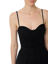 Load image into Gallery viewer, Stretch jersey bodysuit with draping
