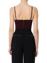 Load image into Gallery viewer, Stretch jersey bodysuit with draping
