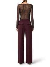 Load image into Gallery viewer, Bodysuit in jacquard tulle fabric with snake pattern
