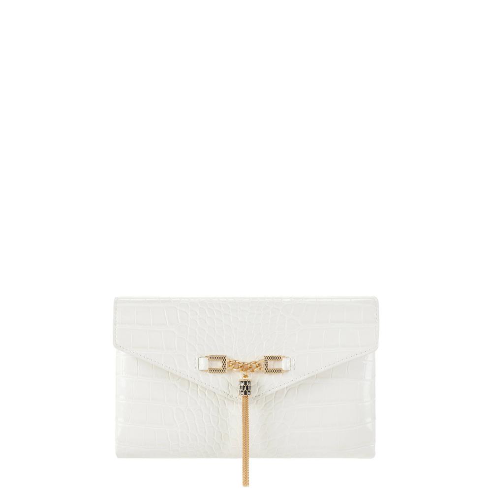 Shoulder bag with groumette chain