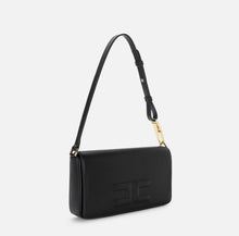 Load image into Gallery viewer, Leather shoulder bag with embossed logo
