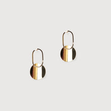 Load image into Gallery viewer, Aluminium and brass earrings

