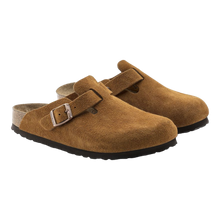 Load image into Gallery viewer, Birkenstock Boston Soft Footbed Suede Leather Mink 1009542
