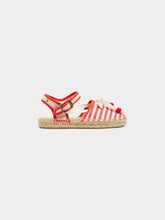 Load image into Gallery viewer, Evila knotted striped espadrilles
