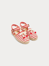 Load image into Gallery viewer, Evila knotted striped espadrilles
