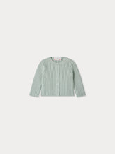 Load image into Gallery viewer, Esil ribbed round-neck cardigan
