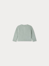Load image into Gallery viewer, Esil ribbed round-neck cardigan
