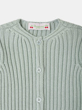 Load image into Gallery viewer, Esil ribbed round-neck cardigan
